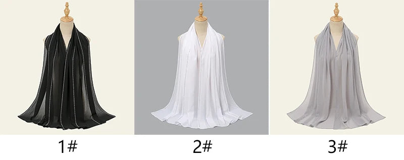 Diamond Chiffon Hijab