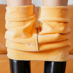 Thermal Faux Leather Leggings