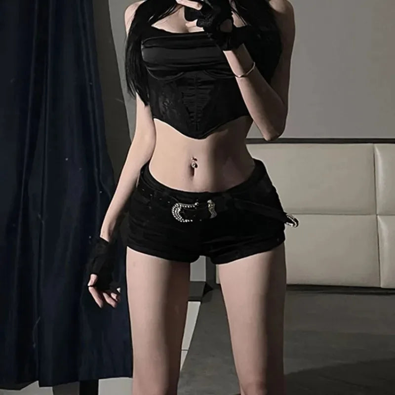 Denim Mini Shorts