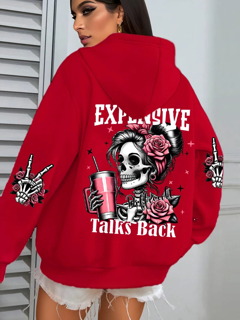 Expensive Talks Back Hoodie