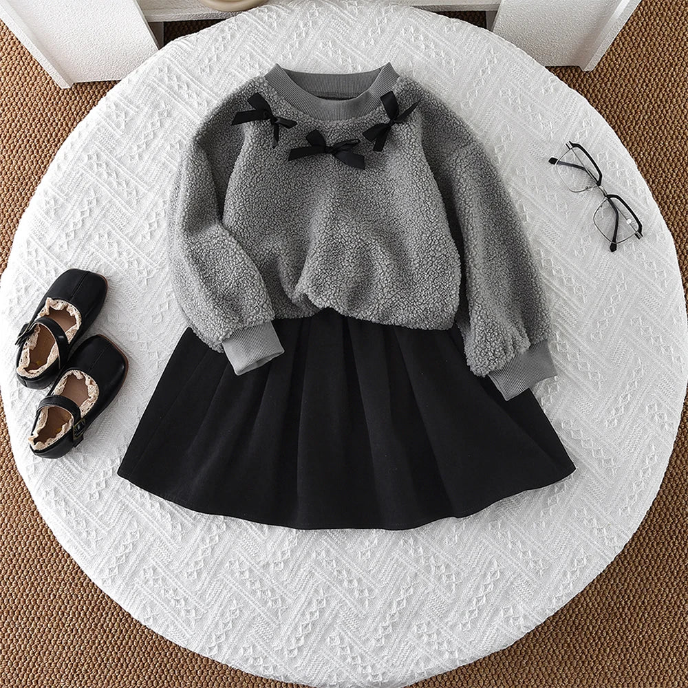 Polka Dots Pleated Dress