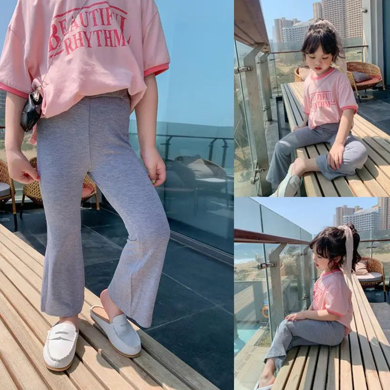 Solid Flared Pants
