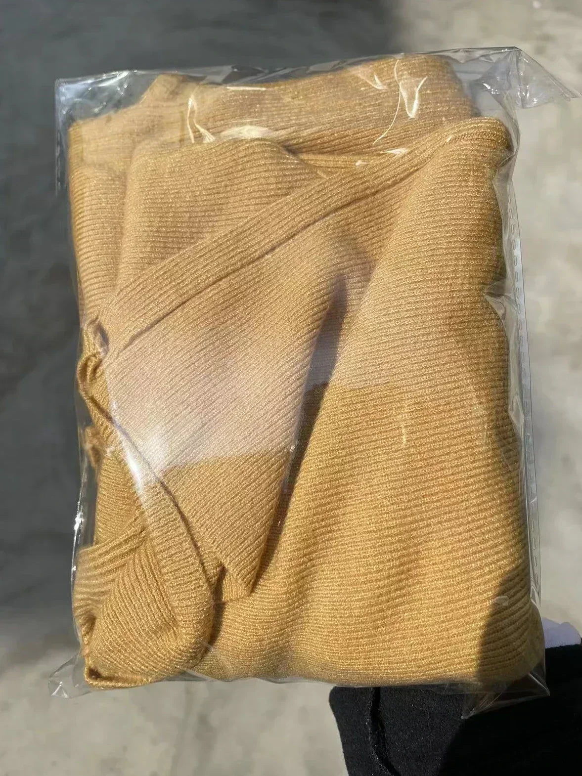 Solid Color Turtleneck Knitted Sweater