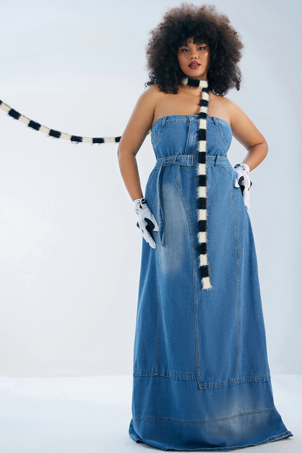 Denim Maxi Dress