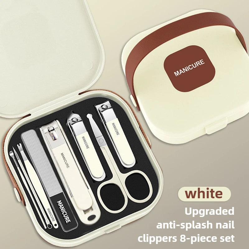 New Anti Splash Nail Clipper Set Portable Hand Withdrawal Trimming Nail Scissors Nail Clippers Nail Clippers Tools