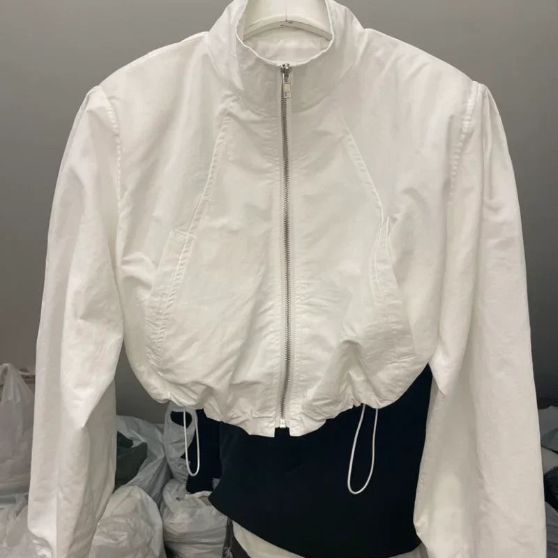 Windbreaker Cropped Jacket