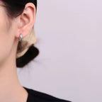 925 Sterling Silver 18K Round Hoop Earrings