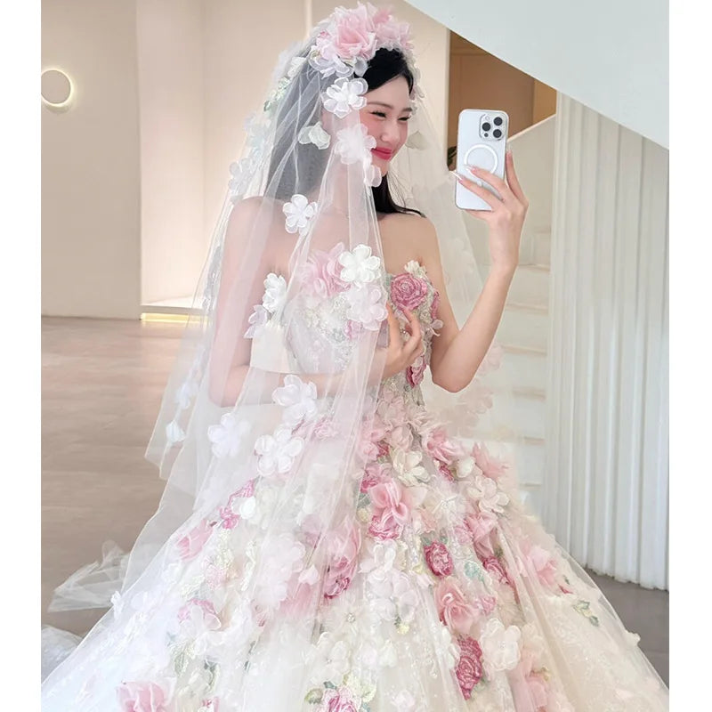 Flowers Corset Dress