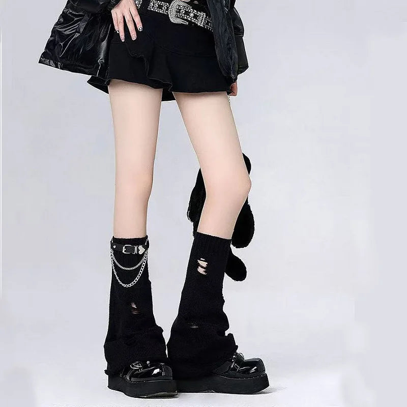 Leather Leg Garter Belt
