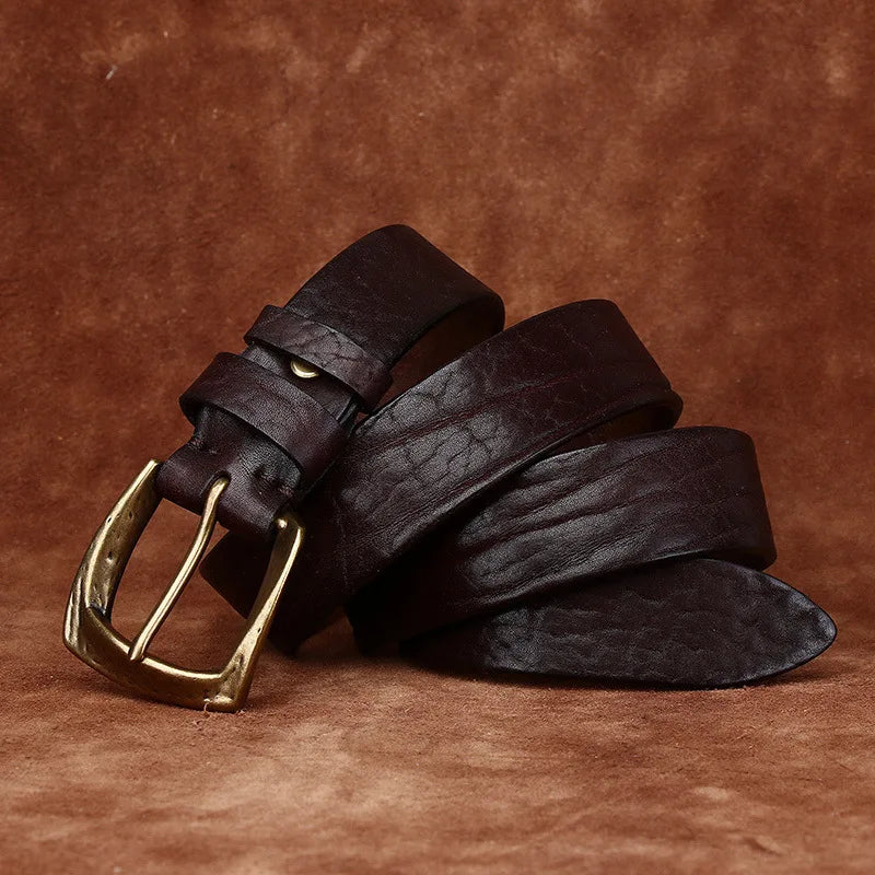 Luxury Copper Buckle Belt