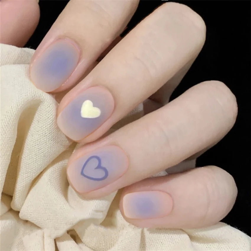 24pcs Professional Ultra-thin Finished Fake Nails