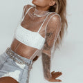 Transparent Sequins Tee
