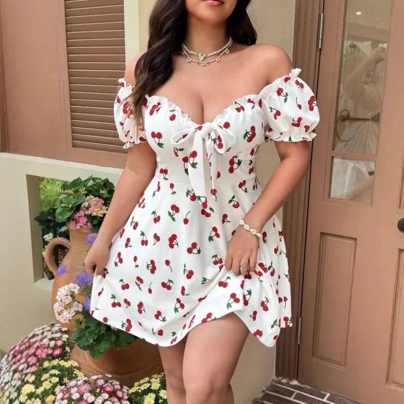 Cherry Print Dress