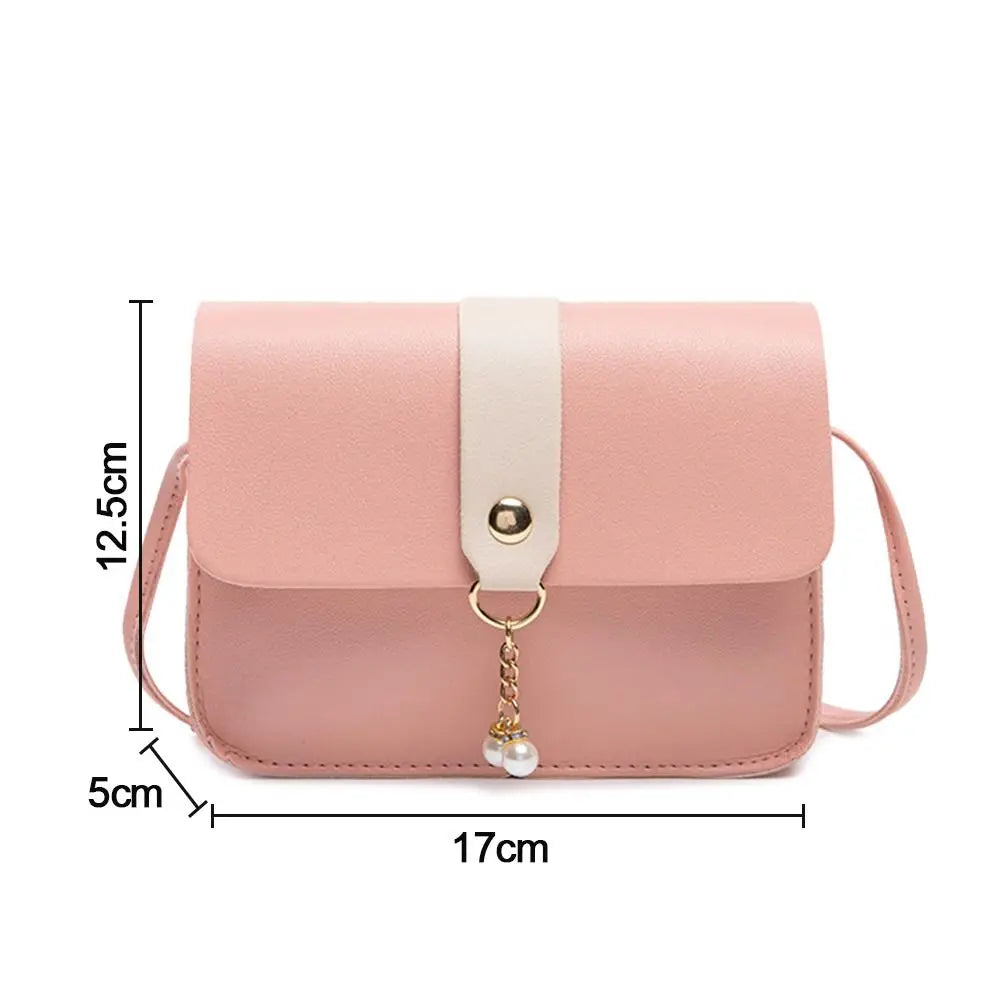 Pearl Accent Mini Crossbody Bag