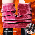 Thermal Faux Leather Leggings