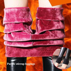 Thermal Faux Leather Leggings