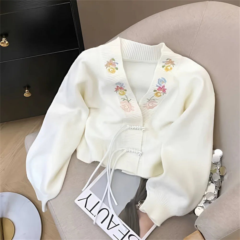 Tie Up Bow Knit Cardigan