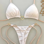 Sweetheart Contrast Bikini Set