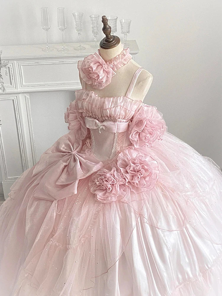 Dreamscape Ruffle Gown