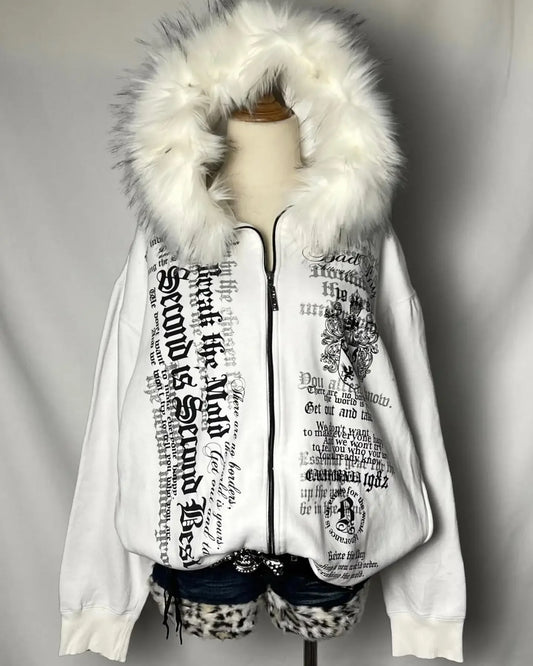Fur Collar Hoodie