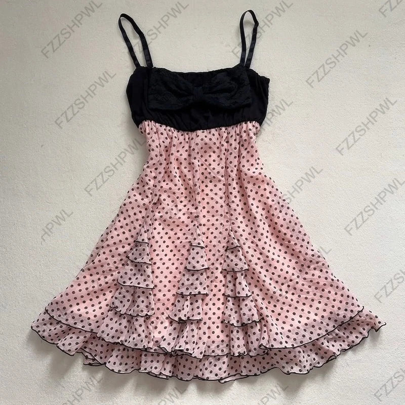 Grid Pattern Dress
