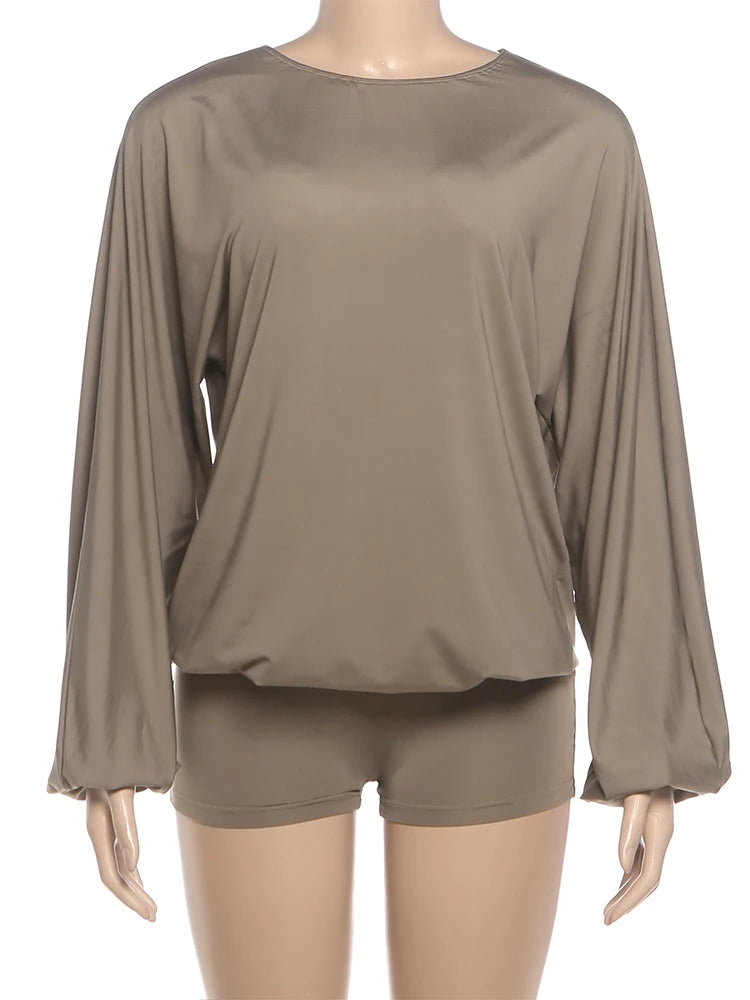 Backless Romper