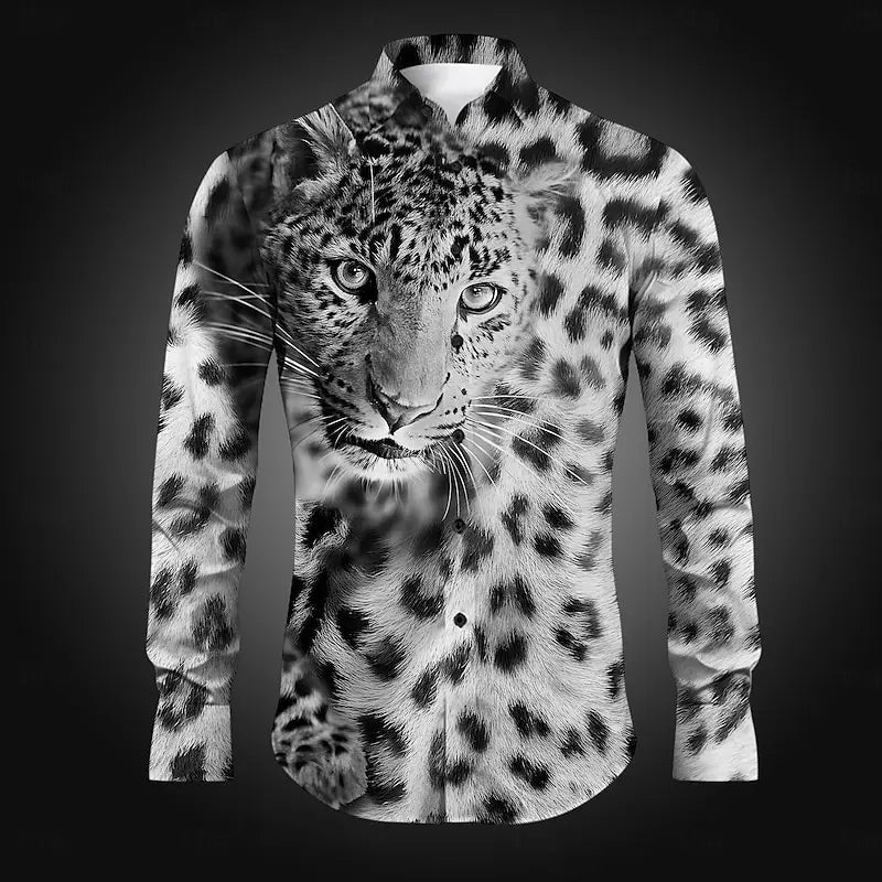 Leopard Button Down Shirt
