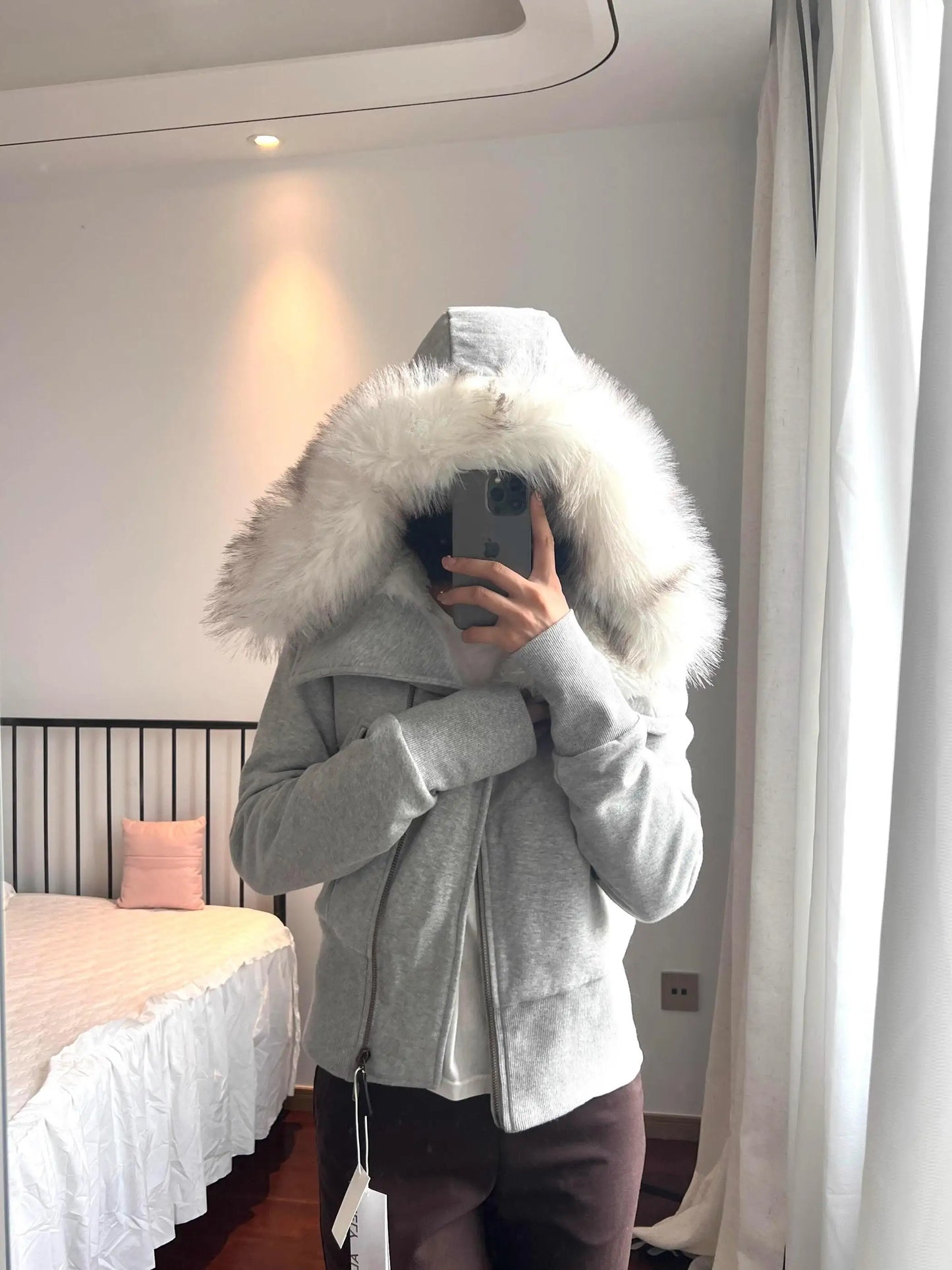 Fur Collar Hoodie