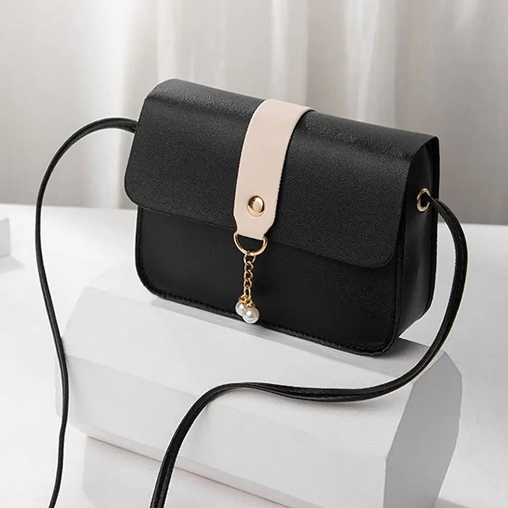 Pearl Accent Mini Crossbody Bag
