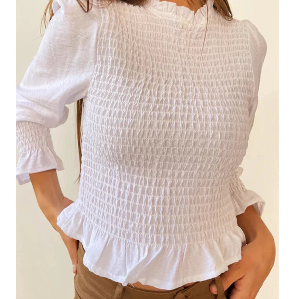 Plaid Print Long Sleeve Tee