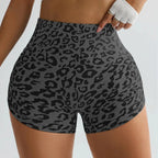 Leopard Yoga Shorts