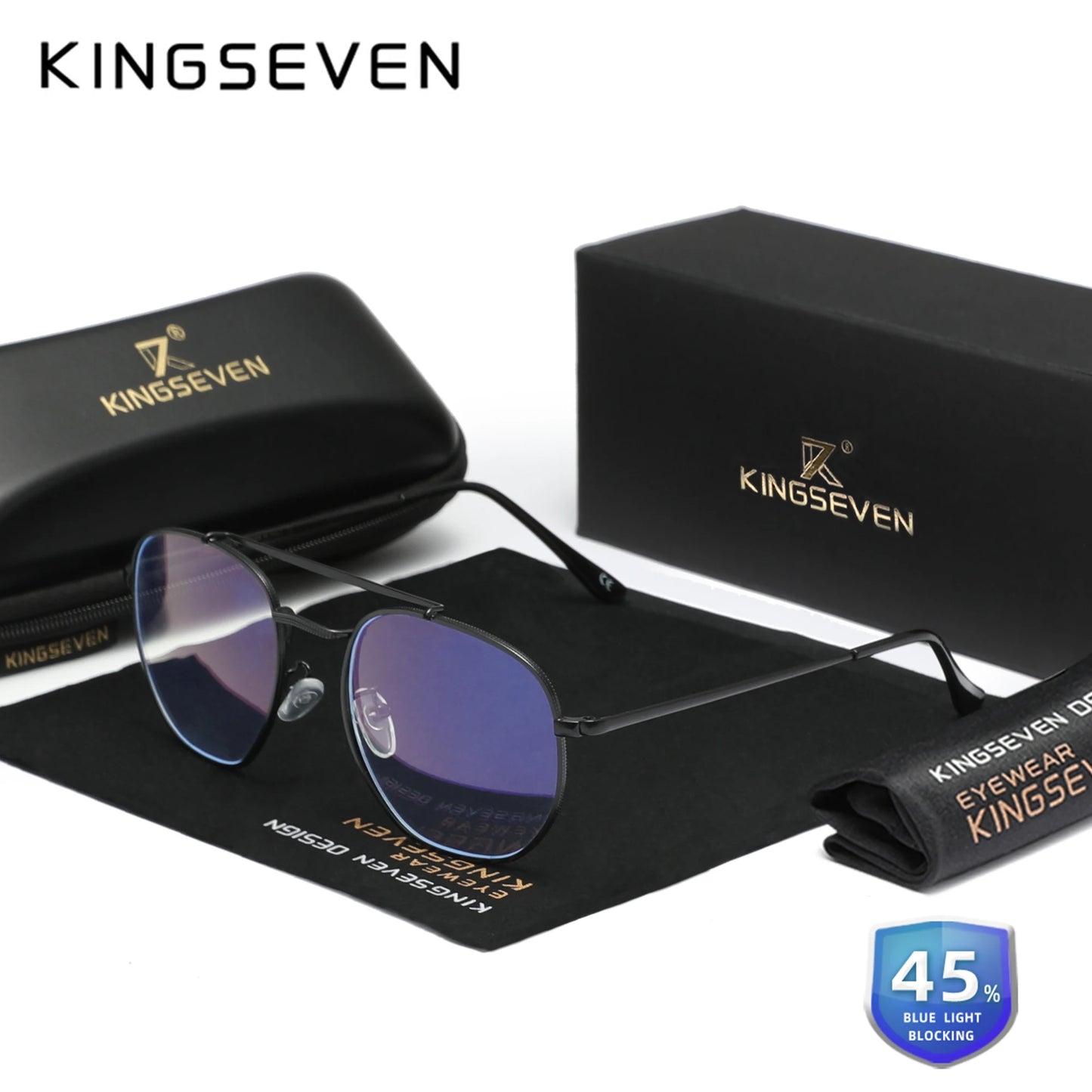 KINGSEVEN Anti-Blue Light Glasses