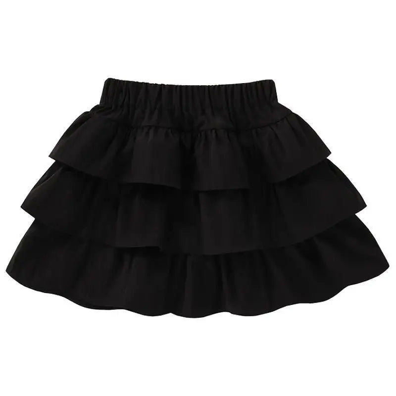 Pleated Layered Skirt