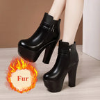 Platform Ankle Boots