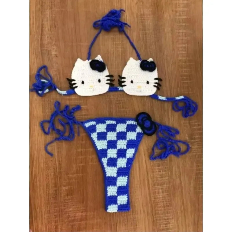 Crochet Kitty Bikini