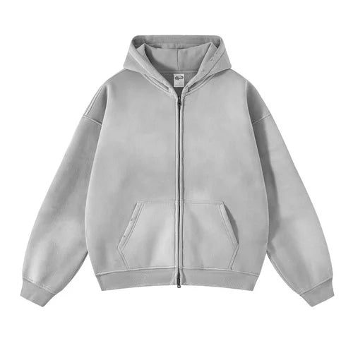 Wash Zip-Up Hoodie