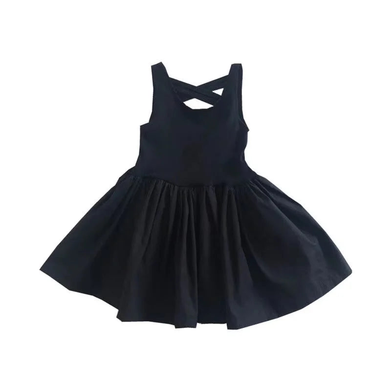 Criss-Cross Backless Dress