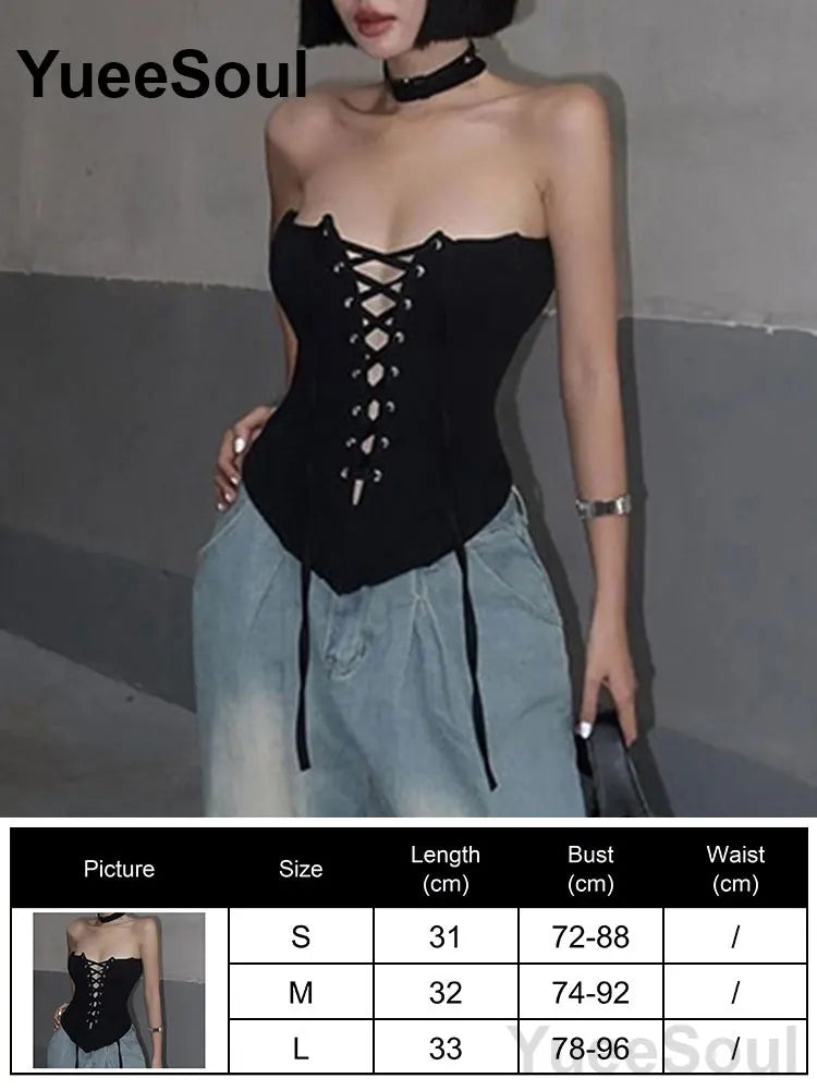 Strapless Corset Bustier Top