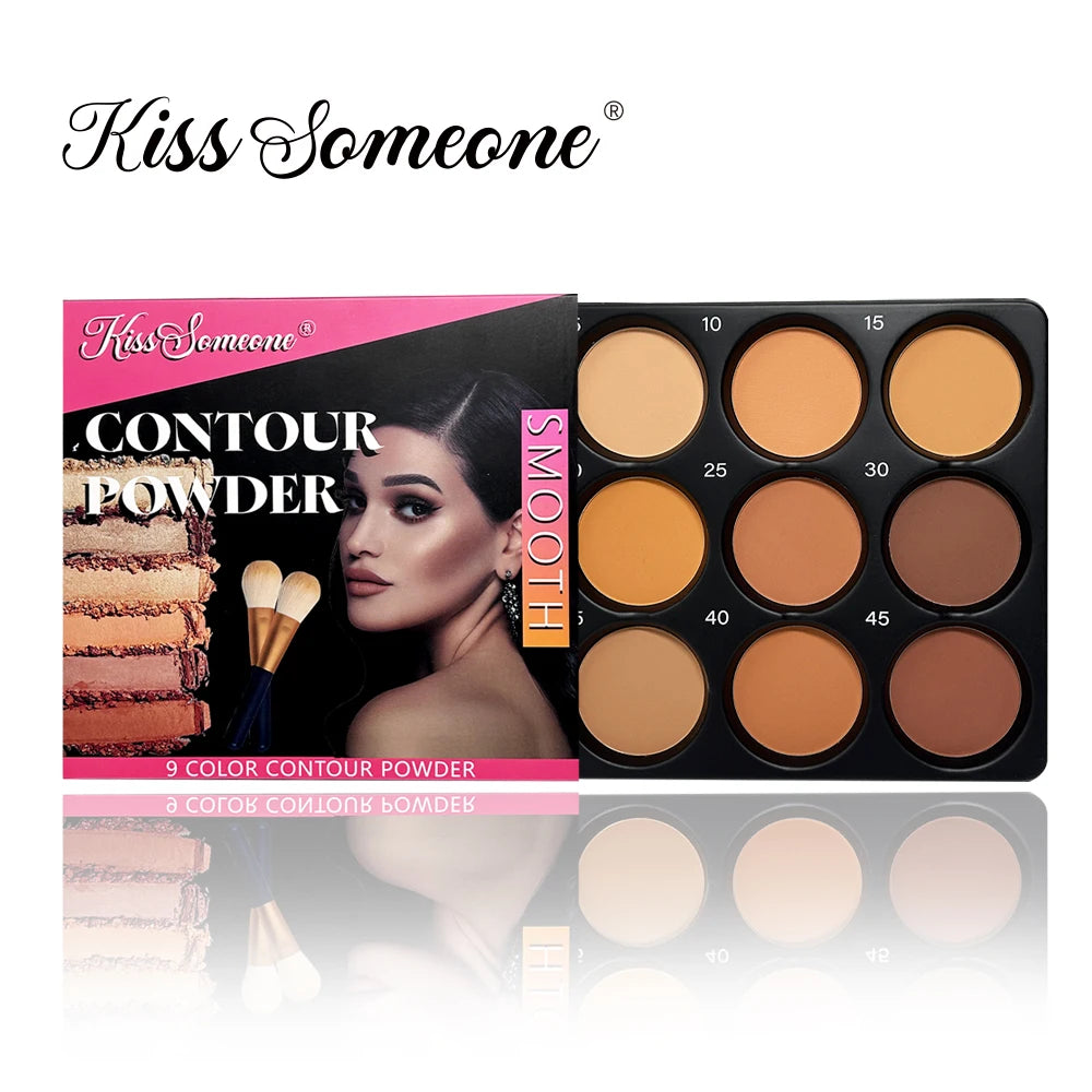 9 Color Powder Contour Palette
