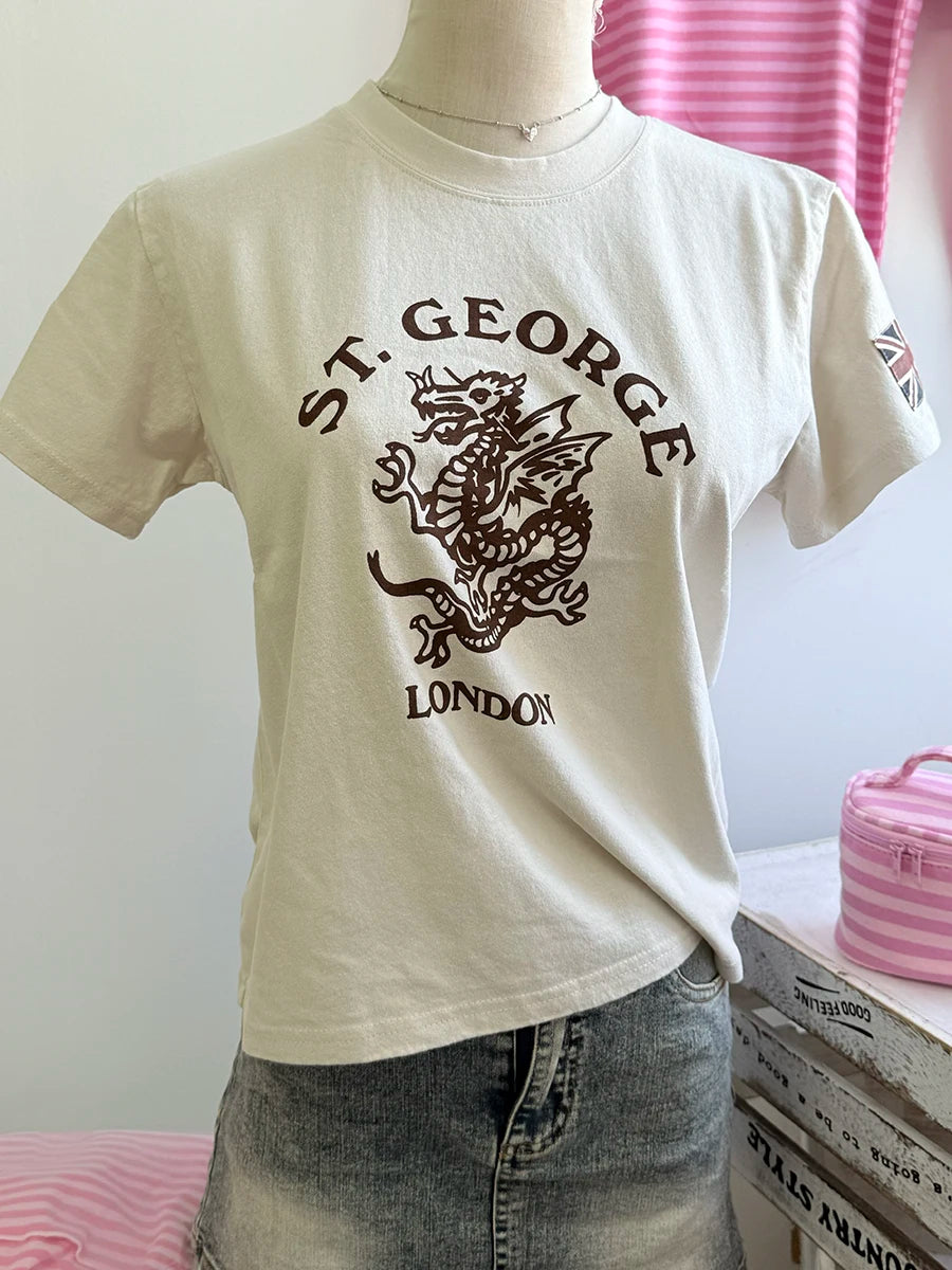 Dragon Graphic Short Sleeve Tee