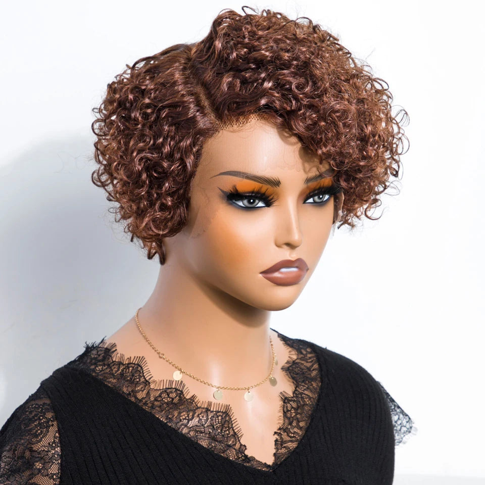 Natural Black Hair Pixie Cut Wig
