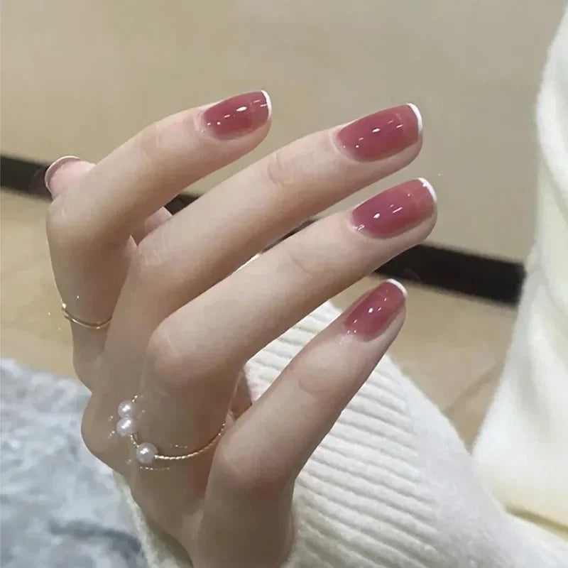24P Rainbow Fake Nail