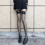 Lace Transparent Thigh High Socks
