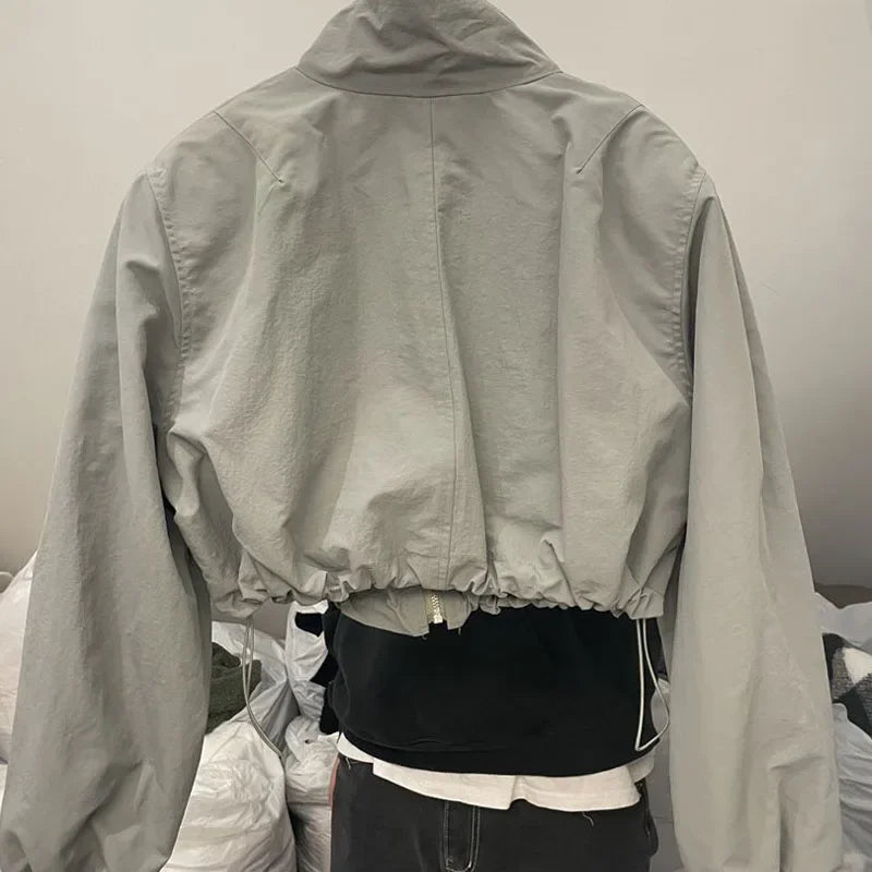 Windbreaker Cropped Jacket