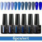 6Pcs Gel Nail Polish Set