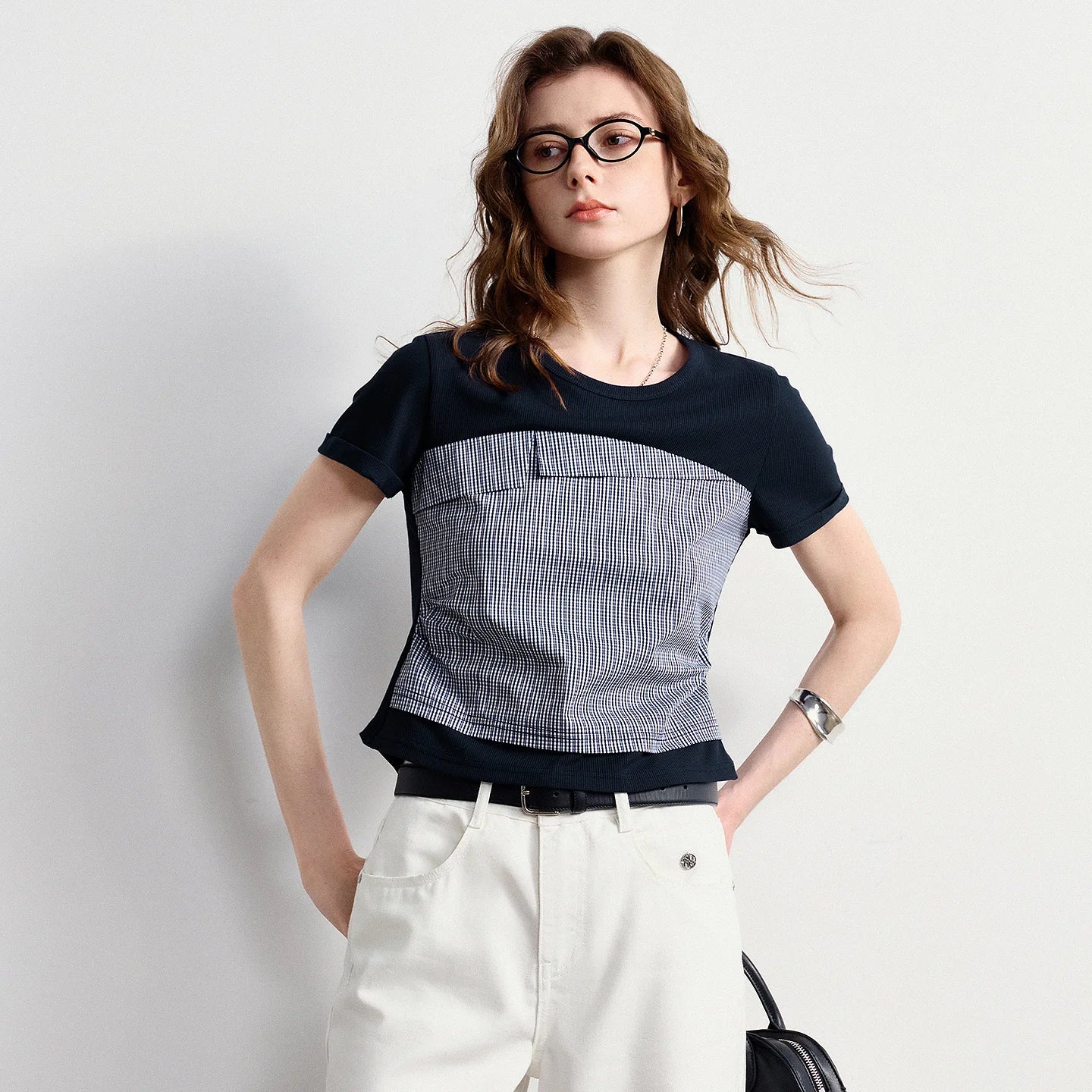 TOYOUTH Crew Neck Pullover Tee