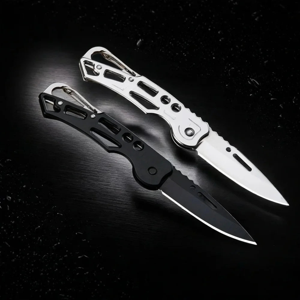 Folding Pocket Knife Stainless Steel Fishing Knife Portable Fruit Carrying Kitchen Tool Household Foldable Food Knife Hand Tools
