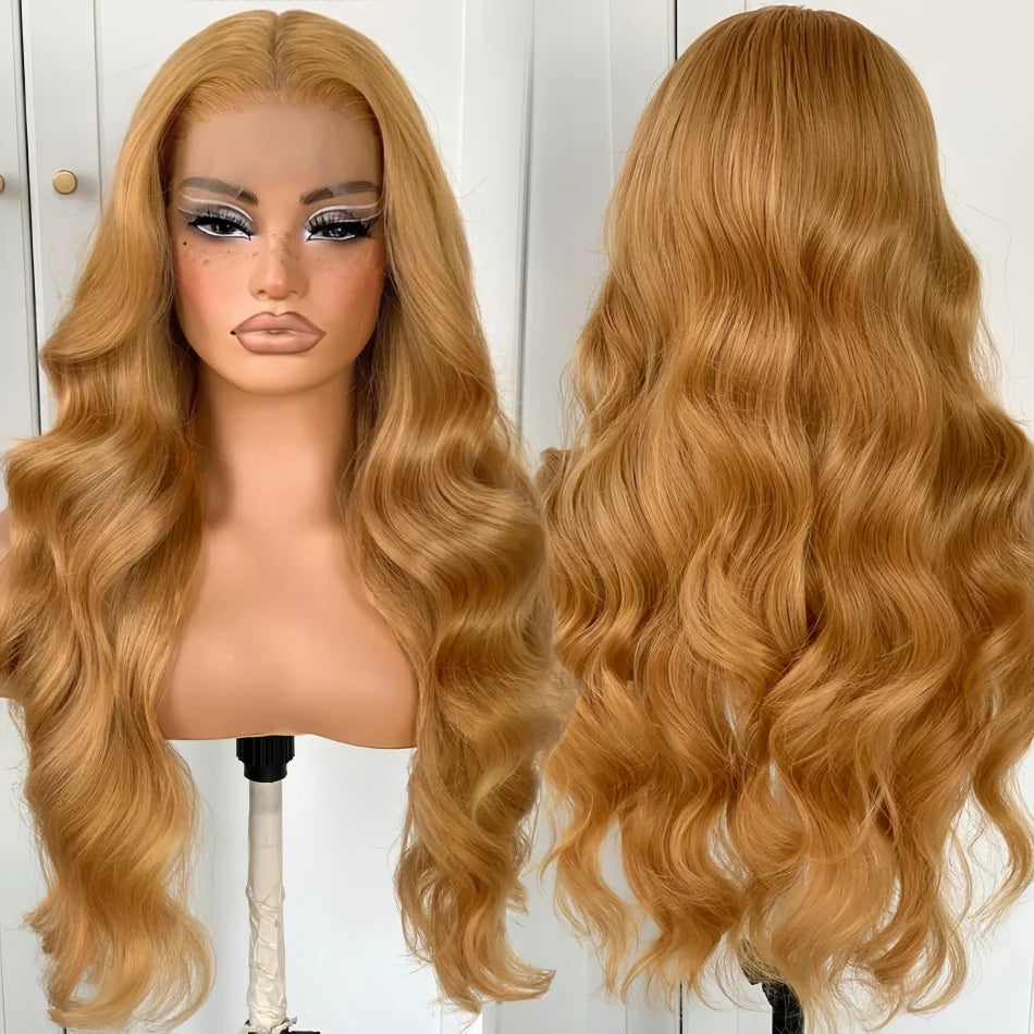 Honey Blonde Brazilian Body Wave Wig
