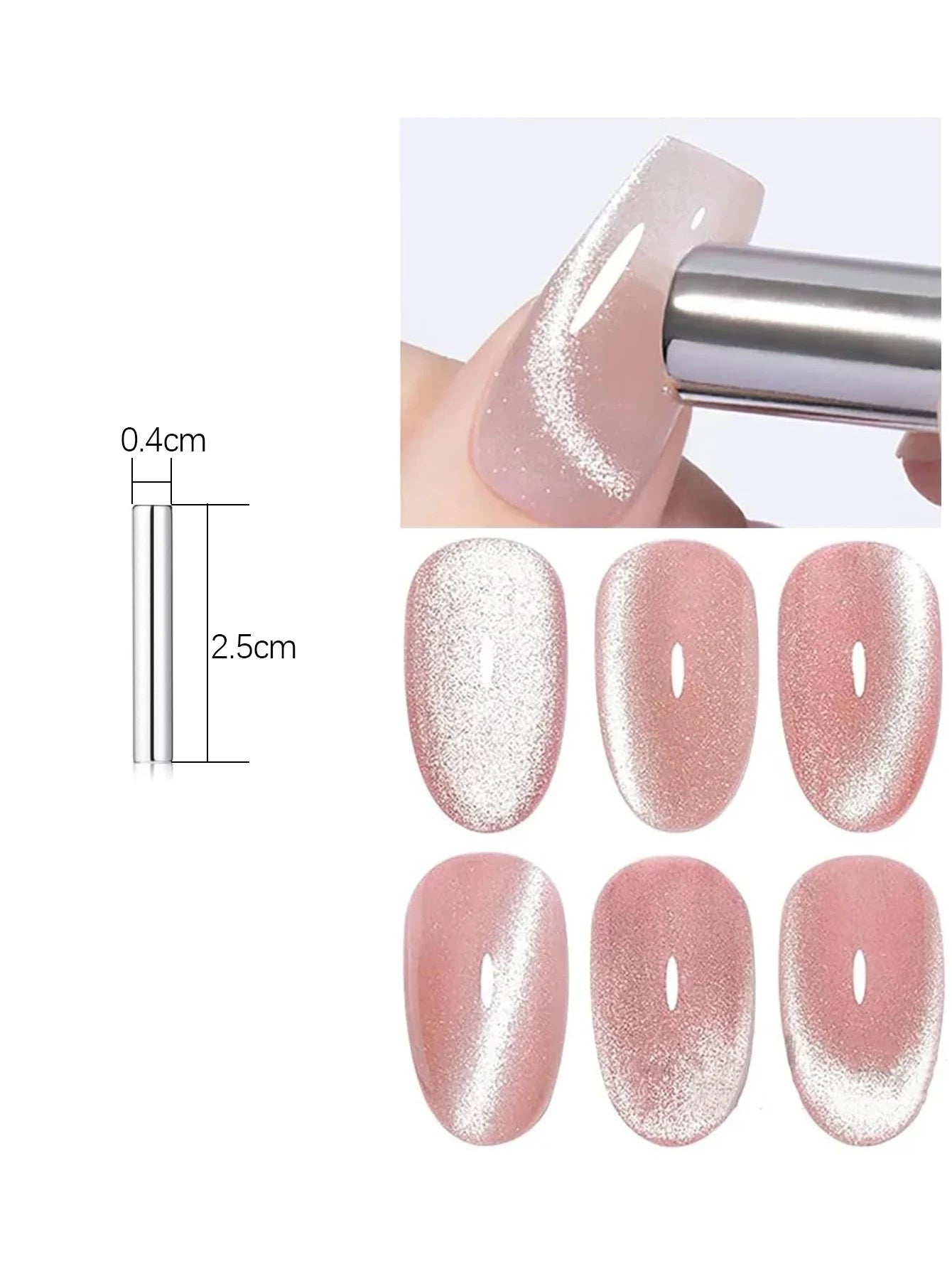 MIANEL 12ML Flower-like Satin Cat Eye Gel Nail Polish Popular Whitening Nail Polish Suitable Red Nails Blue Nails 1-12pcs