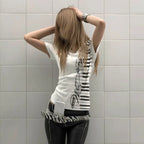 Piano Key Print Tee